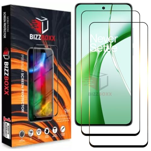 Image of Premium Screen Protector Compatible With Oneplus Nord CE4 Tempered Glass Guard | Anti Static | Full Screen Coverage-Edge to Edge | 9H Hardness | With Easy Installation Kit (Pack of 2)