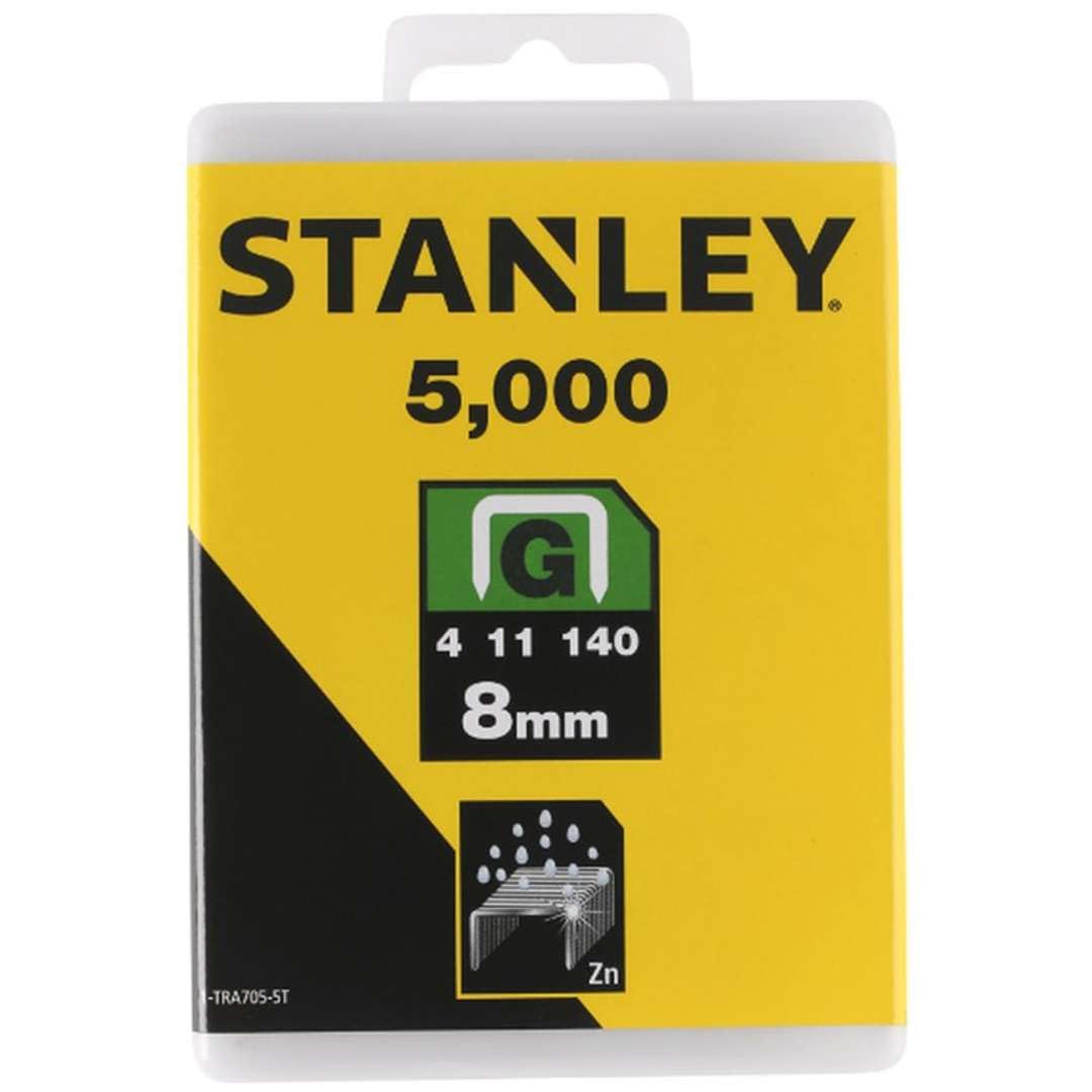Stanley 1-TRA705-5T Type G Staples (5000 piece), Silver