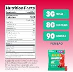 Shameless Snacks - Snacks à faible teneur en calories sains, Gommies kéto à faible concentration de glucides (Candy sans gluten) - 6 Pack de cerises si beary