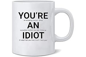 Kwieema Brother Gift, Brother Coffee Mug Gifts, Gifts for Brothe, Brother Birthday Gifts from Sister