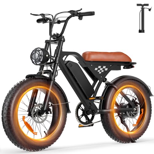 Off Road Electric Bike for Adults 16'/20' Fat Tire...