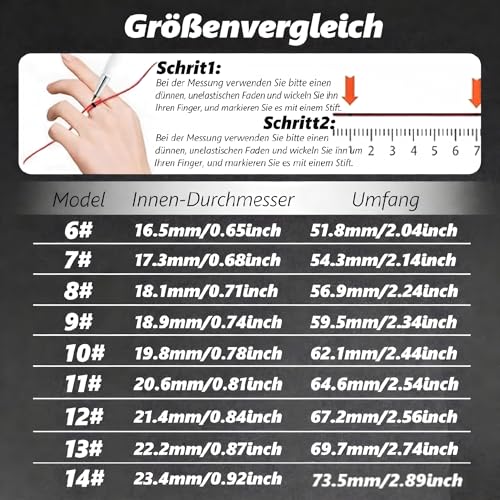 Smart Ring für Damen Herren, Keine Abonnementgebühr, 7 Tage Akkulaufzeit, Fitness Tracking Ring mit Herzfrequenz… – Ansicht 2