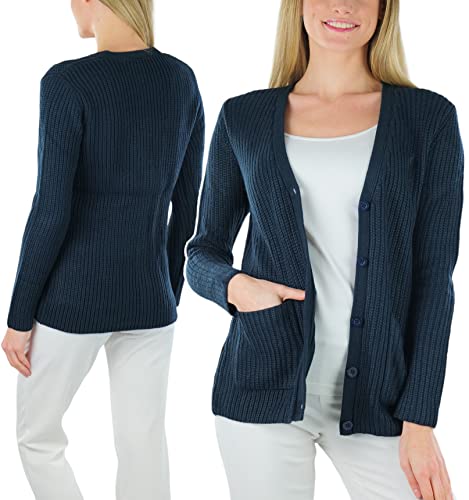 Image of ToBeInStyle Women's Warm Heavy Knit Long Sleeve Cardigans