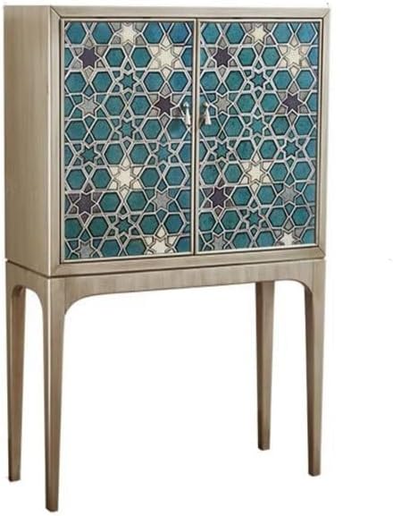 Bar Cabinet Household Wine Cabinet Decorative Storage High Cabinet Living Room Simple Storage Storage Cabinet Restaurant Sideboard Wine Cabinet with Storage, S82cm