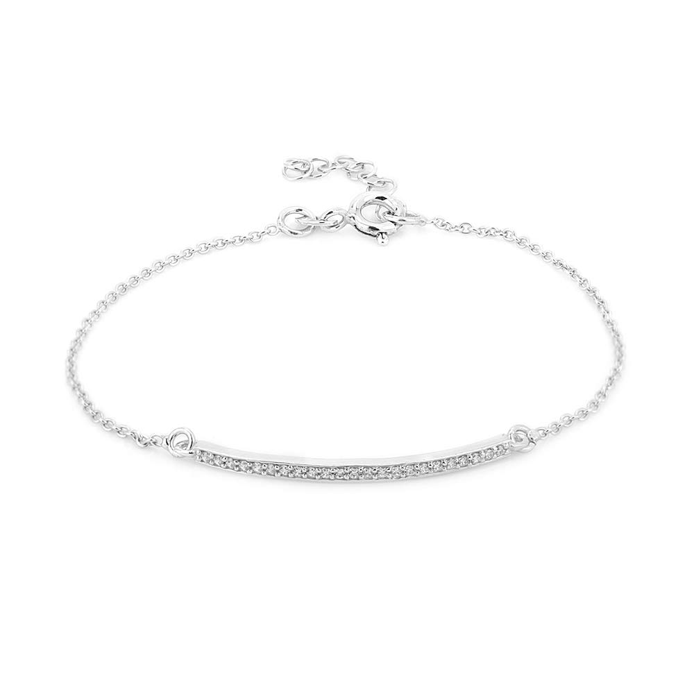 See full amazon price history chart for VANBELLE 925 Sterling Silver Rhodium Plated CZ Studded Link Bracelet VANBELLE 925 Sterling Silver Rhodium Plated CZ Studded Link Bracelet (B09SBBPWVT) Amazon Price History, Amazon Price Tracker