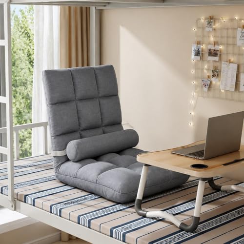 Fauteuil de sol avec dossier réglable pour aménager un petit studio