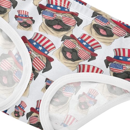 Toddlers Underwear Floral 2t Cotton Girl Panties Cute Florals Briefs Kids Undies Funny Dogs American Hats Animal4