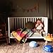 HARPPA Grevia 5 in 1 Convertible Crib, 3 Adjustable Heights, Converts to Toddler Bed, Daybed, Sofa and Full-Size Bed, Fits Standard Baby Crib Mattress