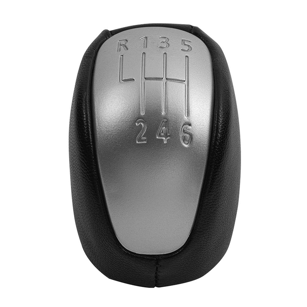 POANBCGY 6 Speed Manual Gear Shift Knob for Renault Laguna MK3 2007-2015 Auto Parts(Gear knob only)