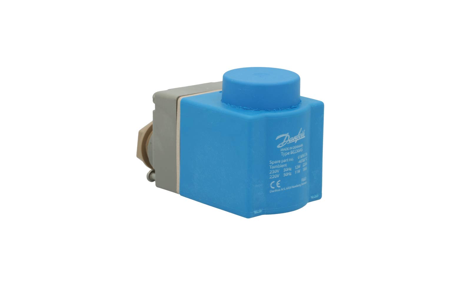 Danfoss 018F6701 BE230AS Spule für Elektromagnetische Ventile 220/230V 50Hz 12W IP67