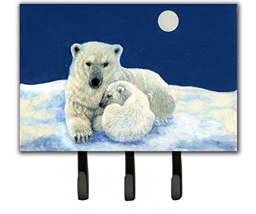 Polar Bears Moonlight Snuggle Leash or Key Holder