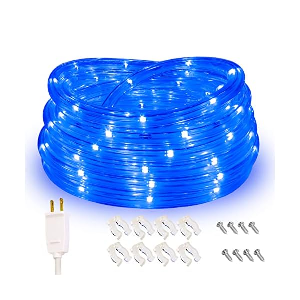Areful rope lights, waterproof connectable strip tube lighting, indoor outdoor mood lighting for home christmas holiday garden patio party decoration