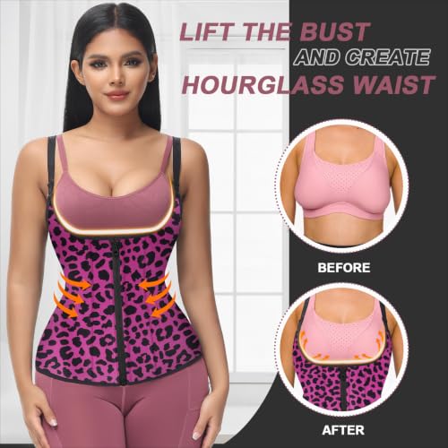 Image of YADIFEN Waist Trainer for Women Corset Body Shaper for Tummy Control Vest