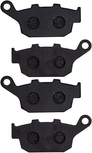 Miniatura 8 de NICHE Juego de pastillas de freno para Kawasaki Z800 Triumph Sprint Speed Four Bonneville T2020602 trasero orgánico