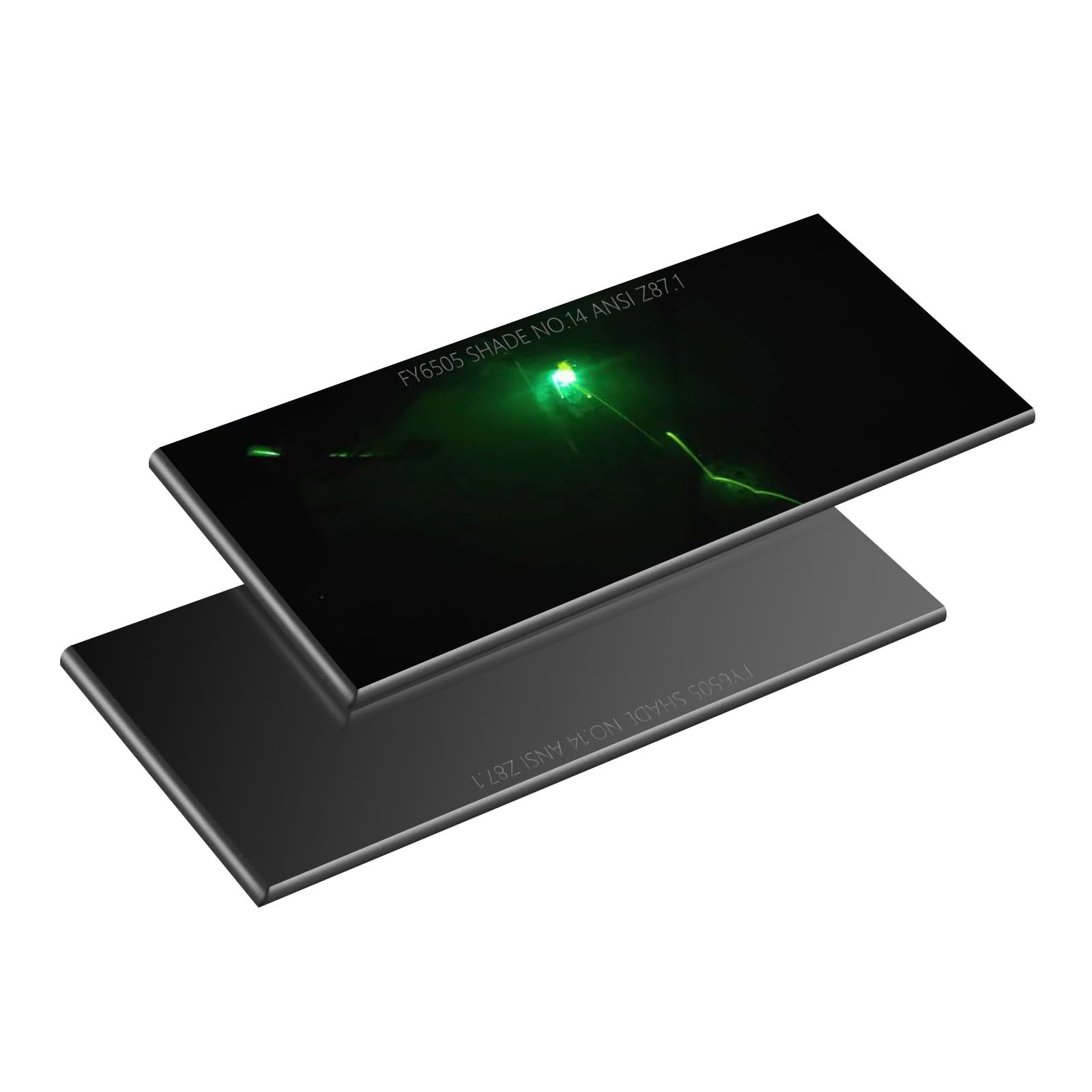 Shade 14 HD Glass Welding Lens 2" x 4-1/4" 2PCS