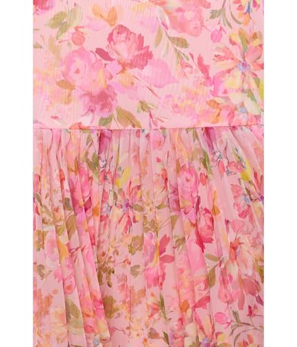 Image of Adrianna Papell Womens Printed Short Dress Multicolor 2