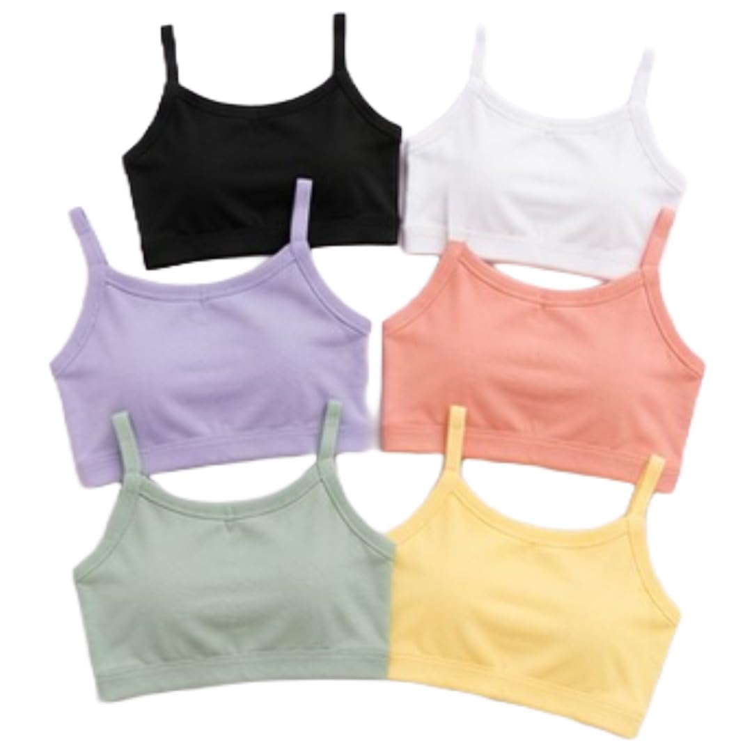 Magik Bra Pack of 6 for Women | Soft Seamless Wireless Comfort Bra | Full Coverage Stretchable Everyday Wear | Multicolour-picture-15