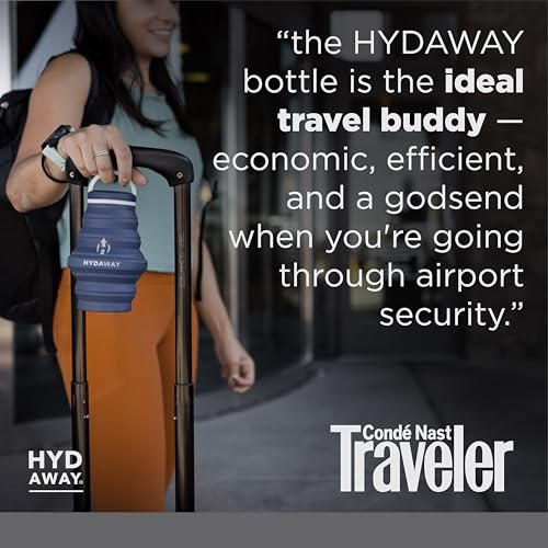 Image of HYDAWAY 17oz Collapsible Water Bottle - BPA-Free, Leakproof, Lightweight, and Space-Saving - Perfect for Travel, Hiking, and Everyday Hydration