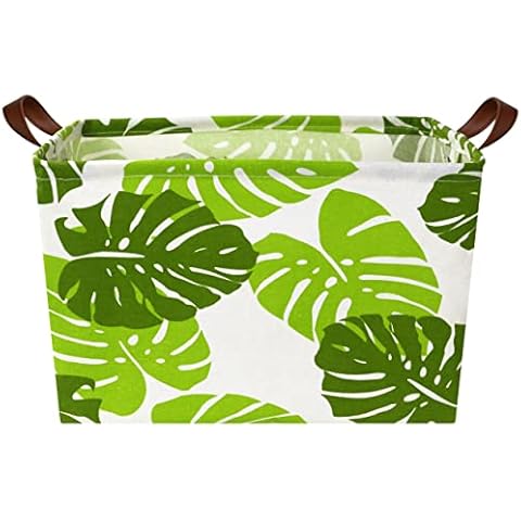 TIBAOLOVER Quadratischer Aufbewahrungskorb mit Griffen Cover