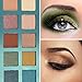 CIBBCCI Professional 10 Colors Pigmented Eye Shadow Palette Pop Colors - 3 Matte + 7 Shimmer - Creamy Texture Blendable Eyeshadow Makeup Kit