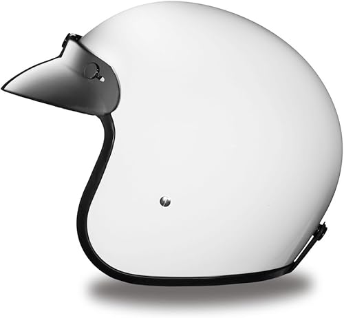 Miniatura 5 de Daytona Helmets Casco Retro de 34 de Cara Abierta para Motocicleta - Estilo Vintage, Casco Aprobado por DOT para Hombres y Mujeres, Ligero, Ajuste