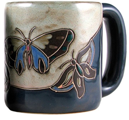 Mug Butterfly Blue 16 oz miniatura 2