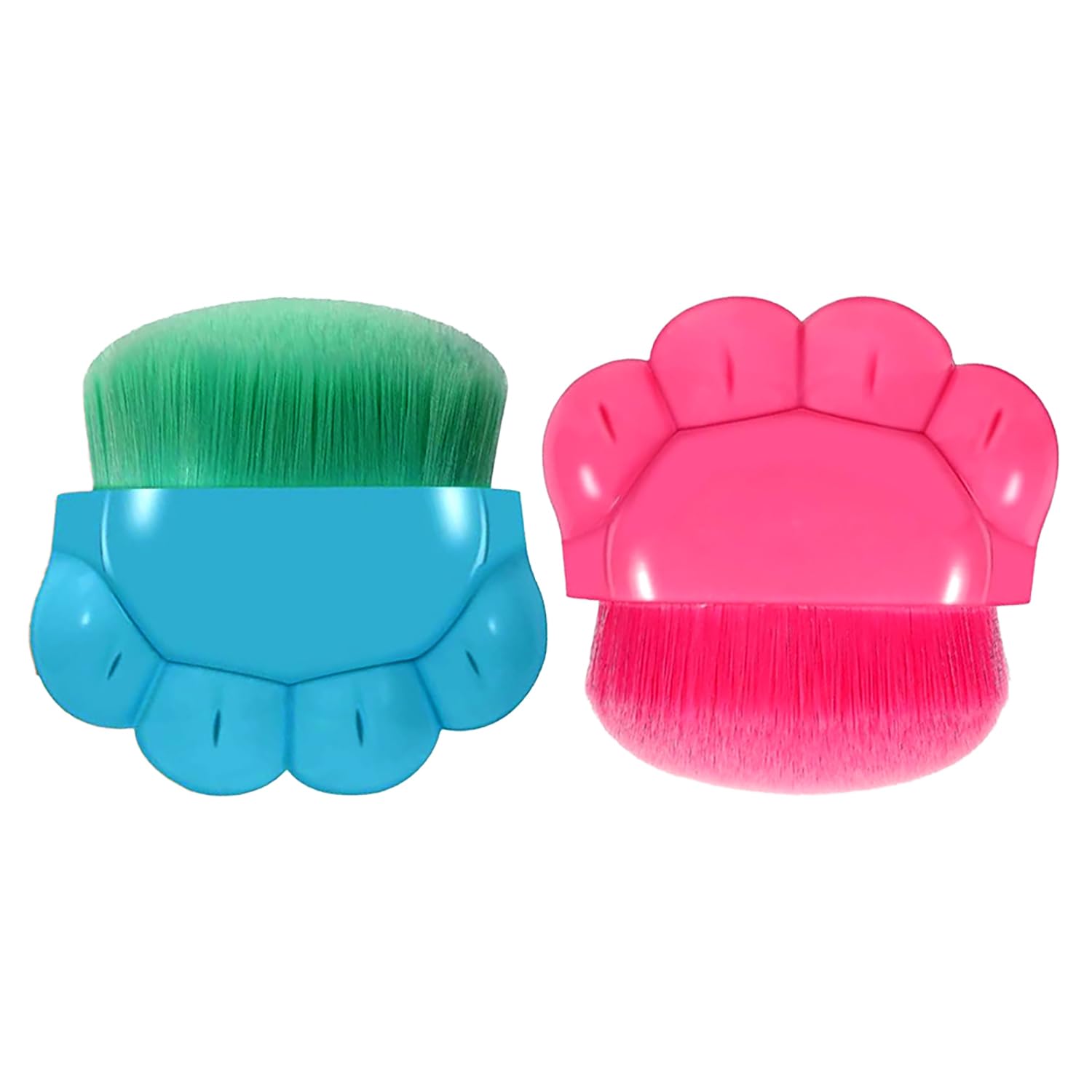 2 Pièces Applicateur de Crème Solaire pour Enfants - Brossettes avec Étui de Protection, Poils Doux, Application Propre - Idéal pour les Voyages, la Plage et les Activités en Plein Air - par Mobi Lock