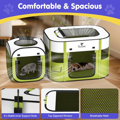 Pawaboo 2-in-1 Portable Dog/Cat Playpen with 600D Oxford by Pawaboo - Used condition - Image 3