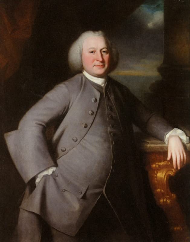 Tableau portrait de William Gillison par George Romney pour habiller un grand mur vide