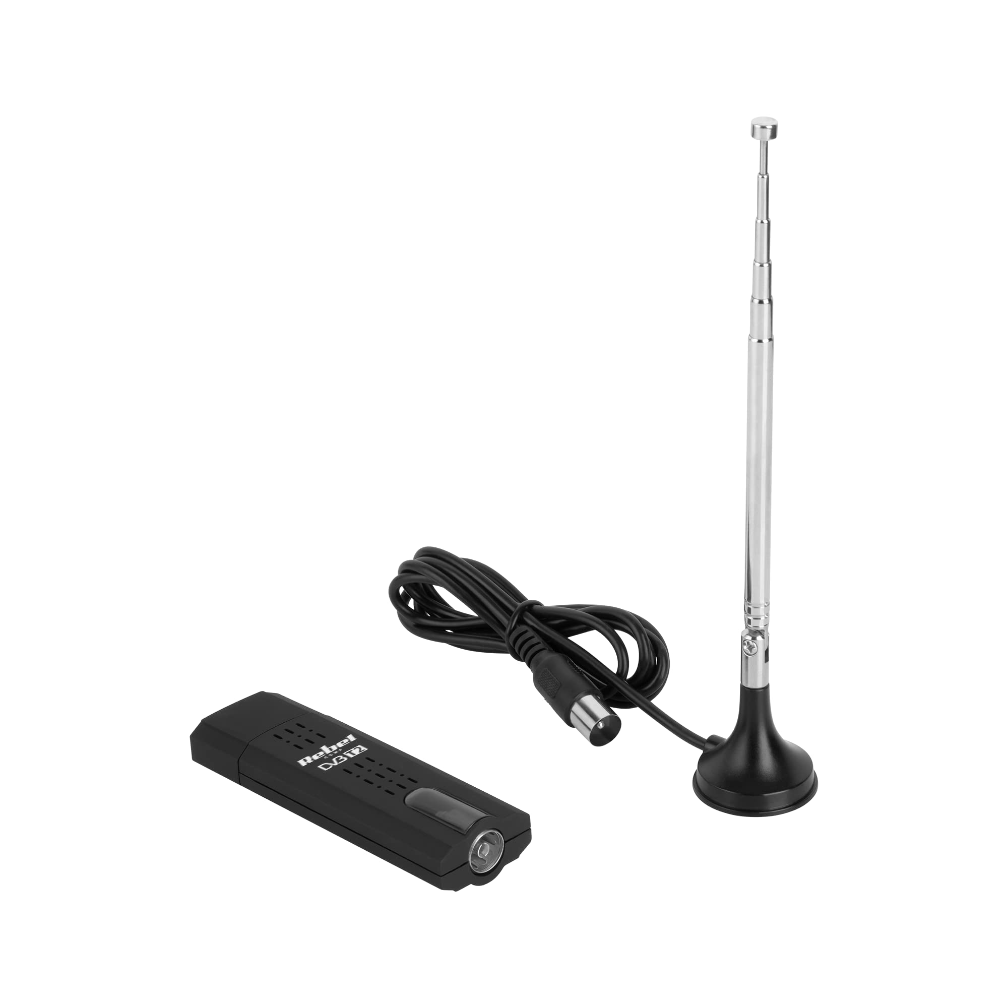 Sintonizador Comp Rebel Digital USB DVB-T2 H.265 HEVC