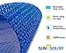 Sun2Solar Blue 12 ft x 24 ft Rectangle Solar Cover | 1600 Series | Heat Retaining Blanket for Rectangular Inground & Above Ground Swimming Pools | Use Sun to Heat Pool | Bubble Heating Blankets