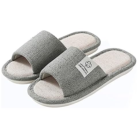 Czyan Women's Open Toe Memory Foam Slippers Cover