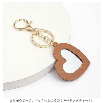 Amazon.co.jp: ミラー キーホルダー キーリング キーチャーム
