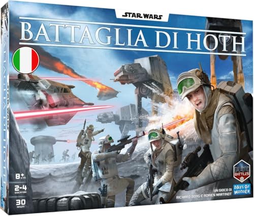 Asmodee Star Wars: Battaglia di Hoth, Gioco da Tavolo, 2-4 Giocatori, 8+ Anni, Edizione in Italiano