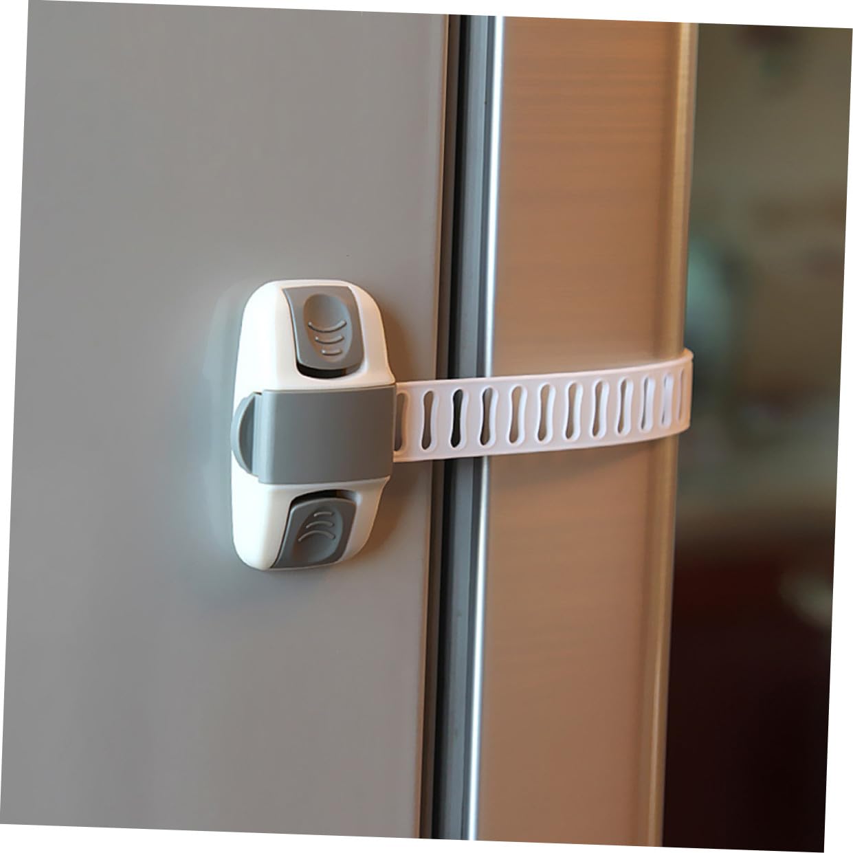 Toddmomy Cerradura de Seguridad para Niños 8 Unidades, Protección Infantil Diseño en Forma de Galleta, Material Abs Resistente para Puertas de Armario y Electrodomésticos