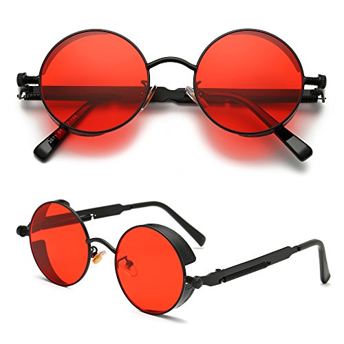 HatPanda Round Steampunk Sunglasses Retro Sunglasses For Men And Women steampunk buy now online HatPanda Round Steampunk Sunglasses Retro Sunglasses For Men And Women steampunk buy now online