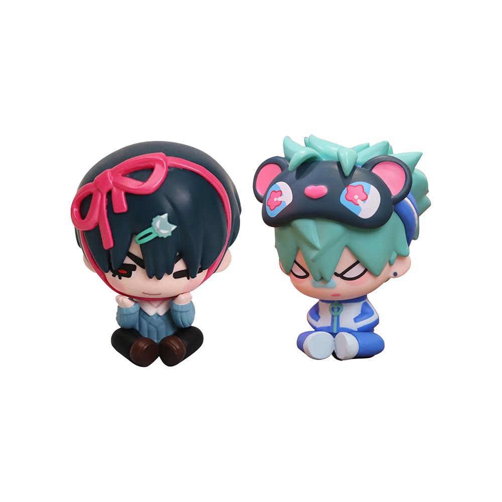 Zhongkaihua Anime Figures Till/Ivan Figure 6CM Model Sitting Figurine Cute Cartoon Anime Mini Action Figure Ornaments Collection Decorations PVC