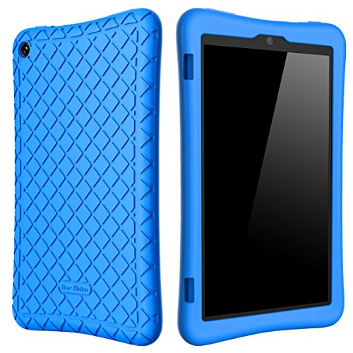 Bear Motion Silicone Case for Fire HD 8 2017/2018 - Anti Slip Shockproof