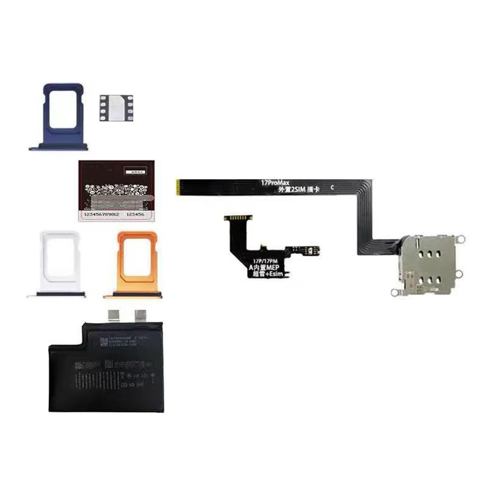 Kaeltsyn Typee Mep Base Solution Esim To Double Card Conversion Set Modern Ic Chip Supporting Repair And Functionality Esim To Card Converters
