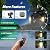 Ausic Outdoor Misting Fan for Outside, 5 Gal 12" Pro Portable Mister Fan with Water Box, 30000mAh Rechargeable Cooling Fan with Adapter, LED Light, Patio/Sports/Camping Essentials - Telescopic Handle