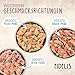 Fidelis – Gekochtes Frische-Menü Hunde mit Huhn, Reis, Zucchini & Mango (6 x 400g Glas) – Hundefutter mit 70% Fleischanteil & frischen Zutaten – Nassfutter ohne Zusätze & ungekühlt haltbar