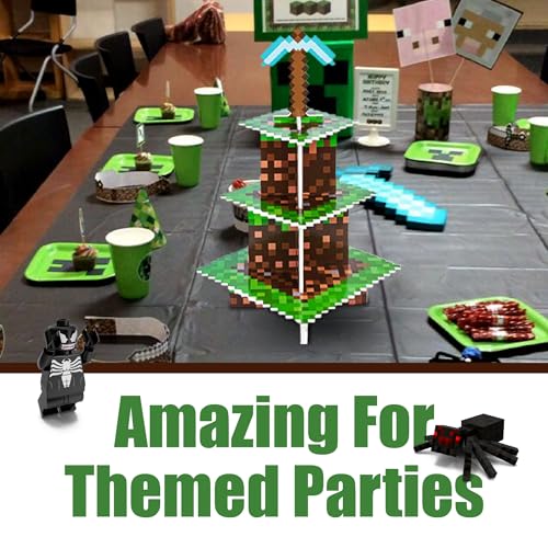 Gaming Pixel Birthday Cupcake Holder