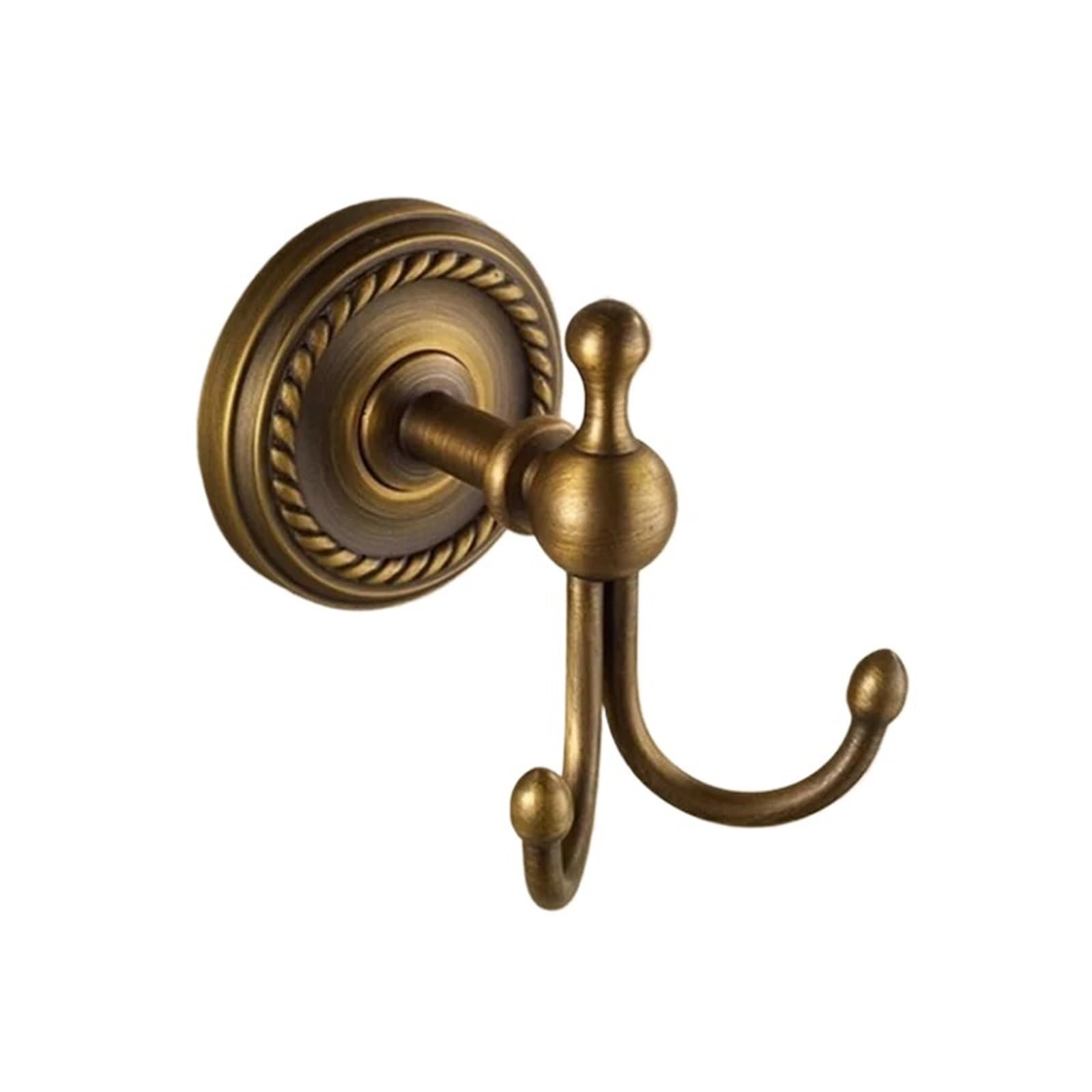 Linypa66 One Color Coat Rack Wall Mount Antique Bronze Color Brass Wall Hooks Racks Clothes Hanger & Metal & Towel & Coat & Robe Hook Bathroom Accessories