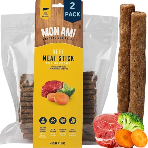 Mon-Ami-Beef-Meat-Sticks-for-Dogs-with-Farm-Fresh-Vegetables-28-Oz--Human-Grade-Dog-Treats-with-Superfoods-Training-Treats-for-Dogs-Healthy-Dog-Treats-for-Small-Medium-and-Large-Dogs - Cucciolini Doodles   Mon-Ami-Beef-Meat-Sticks-for-Dogs-with-Farm-Fresh-Vegetables-28-Oz--Human-Grade-Dog-Treats-with-Superfoods-Training-Treats-for-Dogs-Healthy-Dog-Treats-for-Small-Medium-and-Large-Dogs