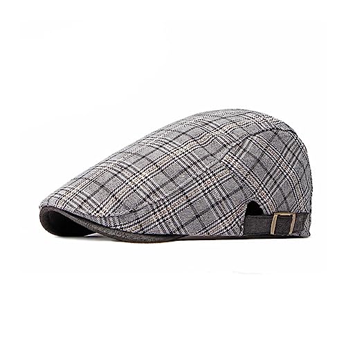 Anshili Béret Gatsby Homme Réglable - Casquette Newsboy Souple En Laine Avec Oreillettes Pour Automne Hiver