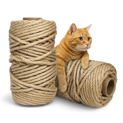Jukibole Sisal Rope for Cats – 6mm (50m) – Natural