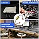 PNGKNYOCN Car Stereo Rauschunterdrücker, 15A RCA Stereo 2 Kanal Ground Loop Noise Suppressor für Car Audio Home Stereo