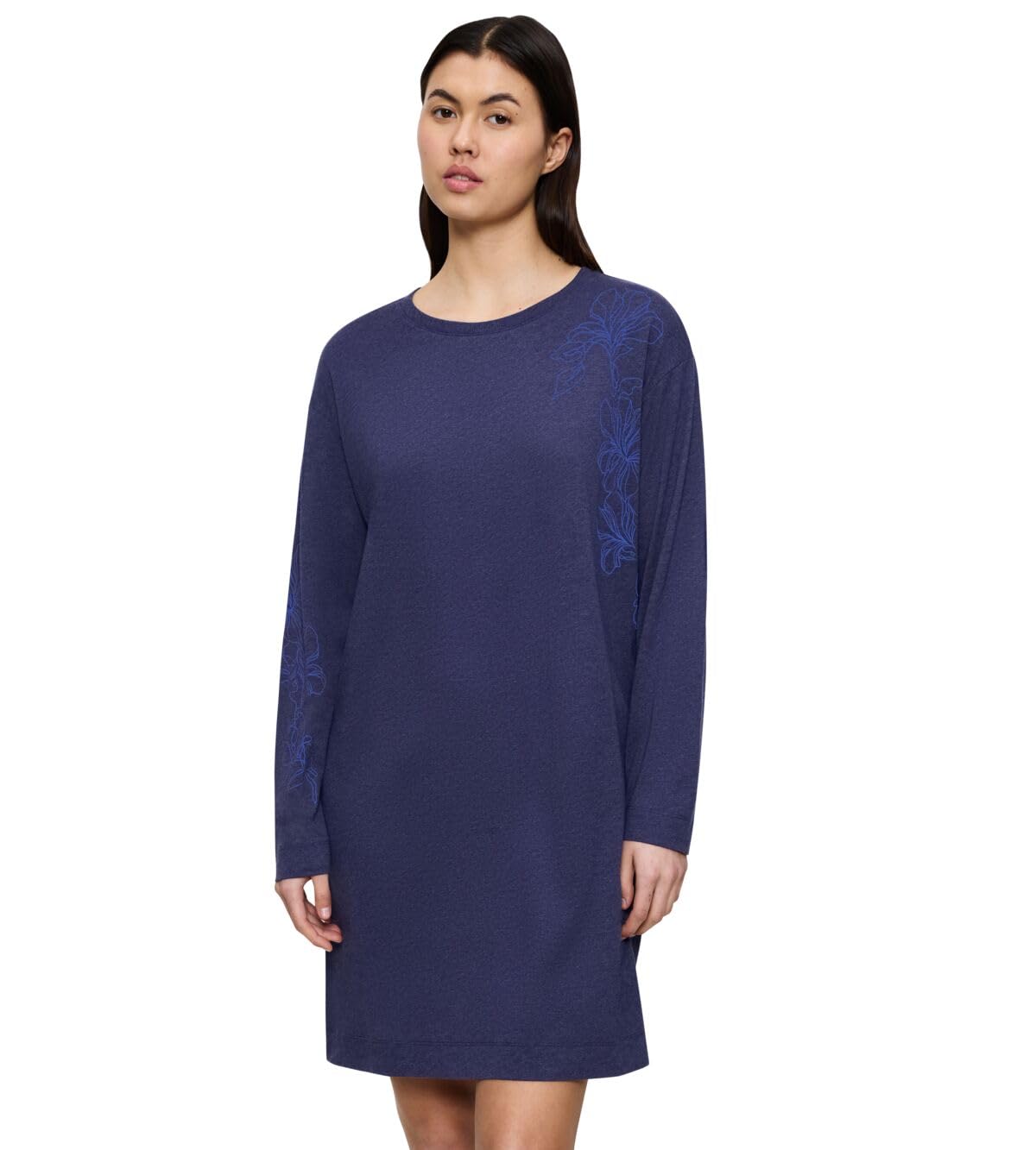 Camicia Da Notte Donna Triumph Endless Comfort NDK LSL: Lunga, In Tencel Modal Con Stampa All-over - 3