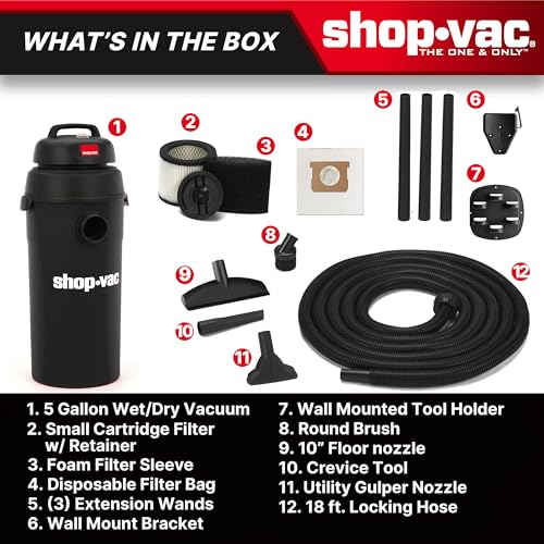 Recopilación de Aspiradora Shop Vac 5 Galones disponible en línea para comprar. 18 Imagen adicional