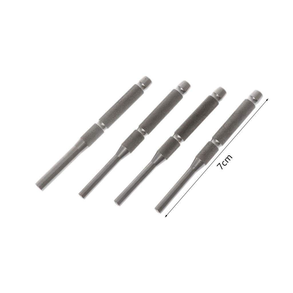 4pcs/set Stainless Steel Multi Size Hollow End Roll Pin Tool Starter Kits